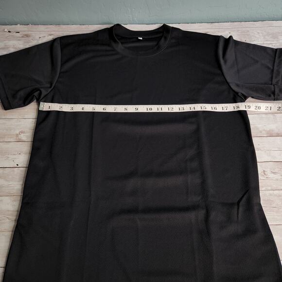 Technology Apparel Men's Black Performance T-Shirt Size M - Picture 5 of 6